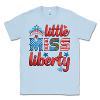 Dusty Blue little miss liberty Classic Tee - HRA Design Shop