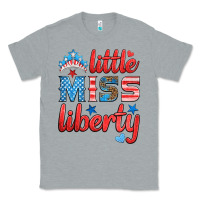 Heather Grey little miss liberty Classic Tee - HRA Design Shop