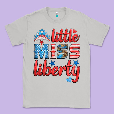 Little Miss Liberty Classic Tee Designed By Hra Design Shop
