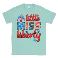 Seafoam little miss liberty Classic Tee - HRA Design Shop