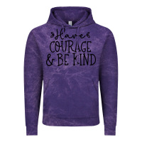 Cloud Purple be kind Vintage Hoodie - Unal Design