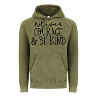 Vintage Olive be kind Vintage Hoodie - Unal Design