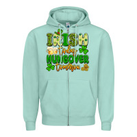 Seafoam irish today hungover tomorrow Zipper Hoodie - Artiststas