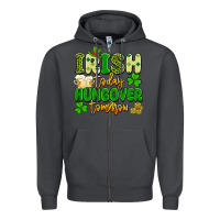 Smoke irish today hungover tomorrow Zipper Hoodie - Artiststas