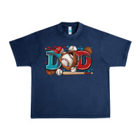 Navy dad baseball Urban Heavy Tee - Zillion Design Studio