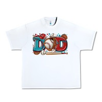 White dad baseball Urban Heavy Tee - Zillion Design Studio