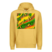 Antique Gold st patricks coin and shamrock Premium Hoodie - AdoDesignShop