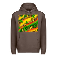 Coffee st patricks coin and shamrock Premium Hoodie - AdoDesignShop