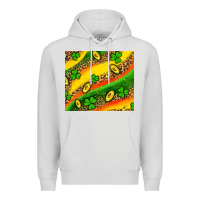 Dove Grey st patricks coin and shamrock Premium Hoodie - AdoDesignShop