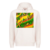 Pale Pink st patricks coin and shamrock Premium Hoodie - AdoDesignShop