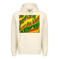 Sandshell st patricks coin and shamrock Premium Hoodie - AdoDesignShop