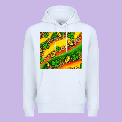 St Patricks Coin And Shamrock Premium Hoodie Designed By Adodesignshop