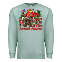 Seafoam Army Christmas home sweet home Premium Sweatshirt - NancyCooperArtShop