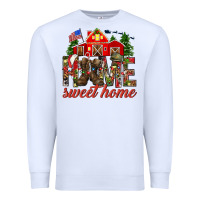 White Army Christmas home sweet home Premium Sweatshirt - NancyCooperArtShop