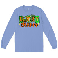 Colony Blue Lucky charm st. patricks day Long Sleeve Tee - Neo Western