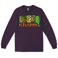 Plum Lucky charm st. patricks day Long Sleeve Tee - Neo Western