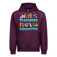 Mauve Wine weird teachers build character Urban Hoodie - Artiststas