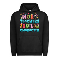 Pigment Black weird teachers build character Urban Hoodie - Artiststas