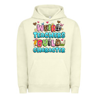 Pigment Pistachio weird teachers build character Urban Hoodie - Artiststas