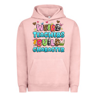 Pigment Salmon weird teachers build character Urban Hoodie - Artiststas