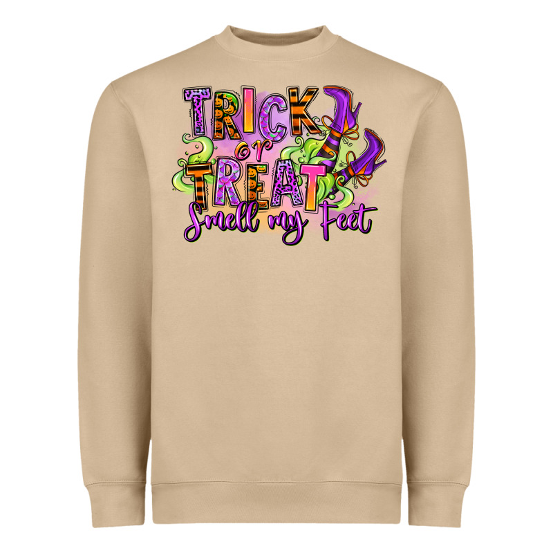 Trick Or Treat Smell My Feet Heavyweight Sweatshirt by RanaPortraitStore | Teevron