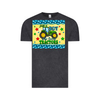 Vintage Black just a boy who loves tractors Vintage Tee - Zillion Design Studio