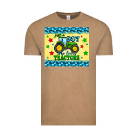 Vintage Coffee just a boy who loves tractors Vintage Tee - Zillion Design Studio