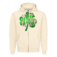 Sandshell st patricks day clover Zipper Hoodie - Artiststas