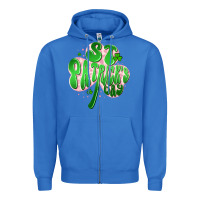True Royal st patricks day clover Zipper Hoodie - Artiststas