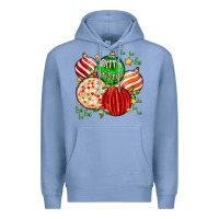 Colony Blue merry christmas tree ball Premium Hoodie - MaliasSmallBusiness