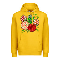 Lemon merry christmas tree ball Premium Hoodie - MaliasSmallBusiness