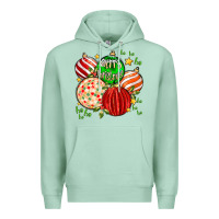 Seafoam merry christmas tree ball Premium Hoodie - MaliasSmallBusiness
