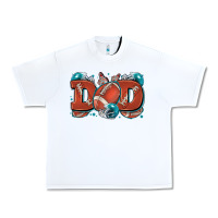 White dad American football Urban Heavy Tee - Zillion Design Studio