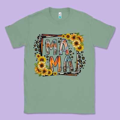 Mama Western Classic Tee Designed By Racoondesign