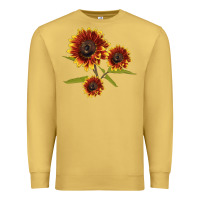 Antique Gold ring o fine sunflower Premium Sweatshirt - LillyAllenDesigns