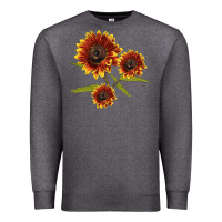 Charcoal Heather ring o fine sunflower Premium Sweatshirt - LillyAllenDesigns