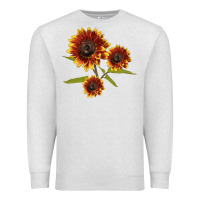 Oatmeal Heather ring o fine sunflower Premium Sweatshirt - LillyAllenDesigns