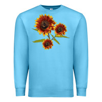 Ocean Blue ring o fine sunflower Premium Sweatshirt - LillyAllenDesigns