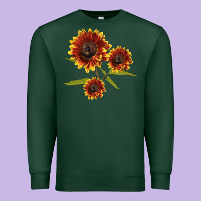 Ring O Fine Sunflower Premium Sweatshirt Designed By Lillyallendesigns