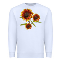 White ring o fine sunflower Premium Sweatshirt - LillyAllenDesigns