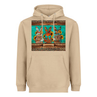 Mushroom western easter bunnies Heavyweight Hoodie - Jasminsmagicworld