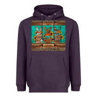 Plum western easter bunnies Heavyweight Hoodie - Jasminsmagicworld