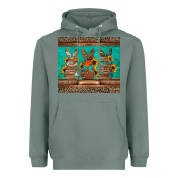 Sage western easter bunnies Heavyweight Hoodie - Jasminsmagicworld
