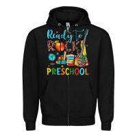 Black ready to rock preschool Zipper Hoodie - JahusDesignShop