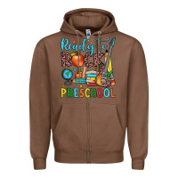 Chestnut ready to rock preschool Zipper Hoodie - JahusDesignShop
