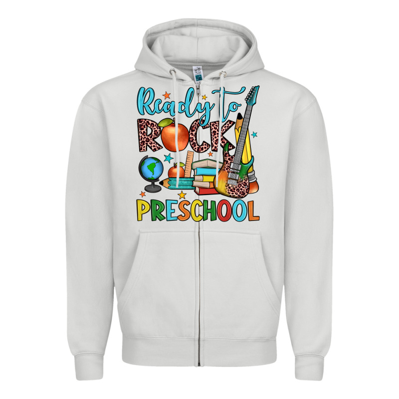 Ready To Rock Preschool Zipper Hoodie by JahusDesignShop | Teevron