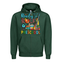 Sports Green ready to rock preschool Zipper Hoodie - JahusDesignShop