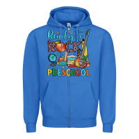 True Royal ready to rock preschool Zipper Hoodie - JahusDesignShop