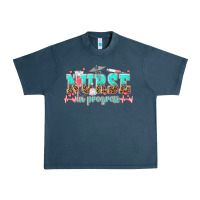 Midnight Navy nurse in progress tbw Urban Heavy Tee - texasbilliewilder