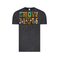 Vintage Black show mom suffolk sheep black sheep Vintage Tee - BarkalooDesign